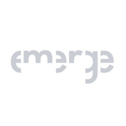 Dynamic logo for an art exhibit called Emerge